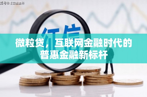 环江微粒贷，互联网金融时代的普惠金融新标杆