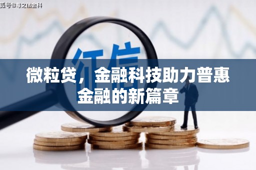 环江微粒贷，金融科技助力普惠金融的新篇章
