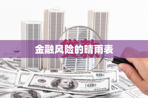环江金融风险的晴雨表