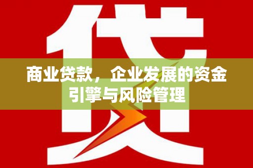 环江商业贷款，企业发展的资金引擎与风险管理