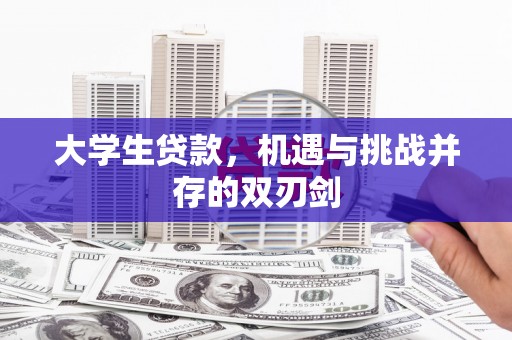 环江大学生贷款，机遇与挑战并存的双刃剑