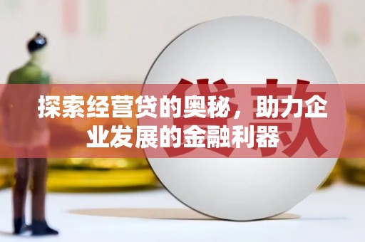 环江探索经营贷的奥秘，助力企业发展的金融利器