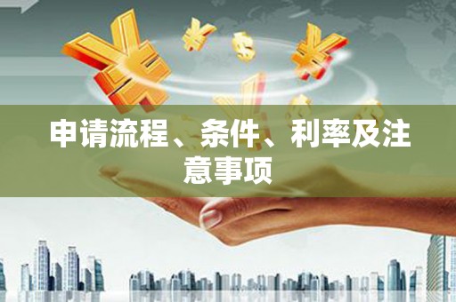 环江申请流程、条件、利率及注意事项