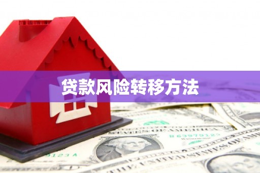 环江贷款风险转移方法 环江贷款风险转移方法