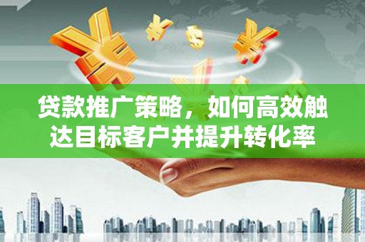 环江贷款推广策略，如何高效触达目标客户并提升转化率