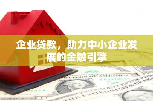 环江企业贷款，助力中小企业发展的金融引擎