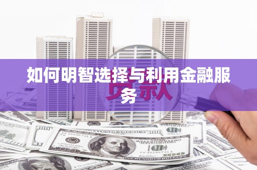环江如何明智选择与利用金融服务