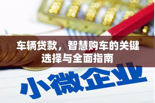 环江车辆贷款，智慧购车的关键选择与全面指南
