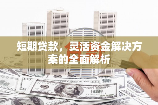 环江短期贷款，灵活资金解决方案的全面解析