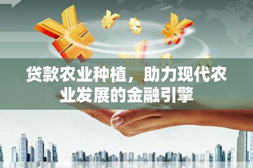 环江贷款农业种植，助力现代农业发展的金融引擎