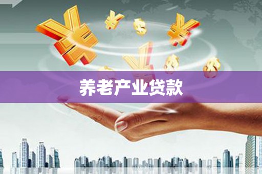 环江养老产业贷款