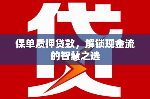 环江保单质押贷款，解锁现金流的智慧之选