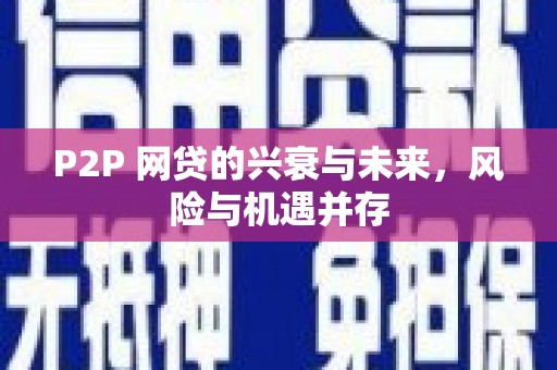 环江P2P 网贷的兴衰与未来，风险与机遇并存