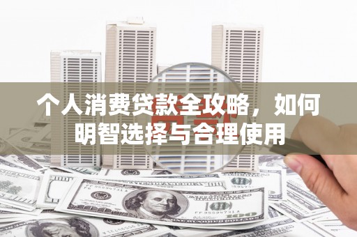 环江个人消费贷款全攻略，如何明智选择与合理使用