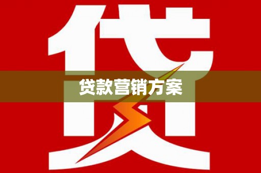 环江贷款营销方案