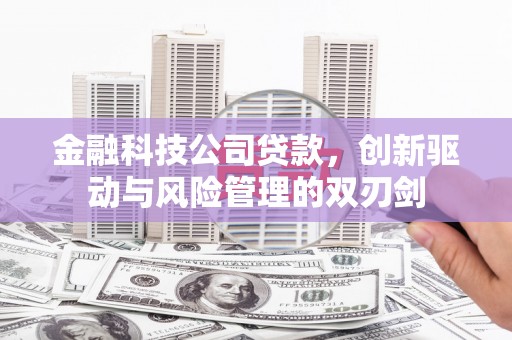 环江金融科技公司贷款，创新驱动与风险管理的双刃剑